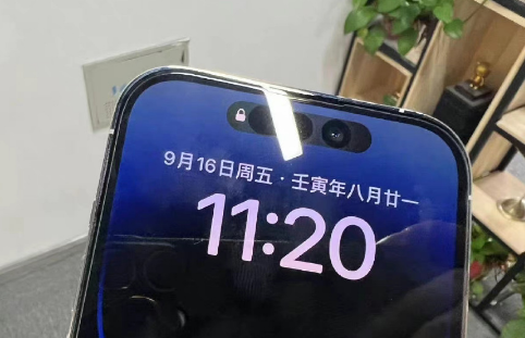 iPhone14Pro灵动岛有色差怎么回事2